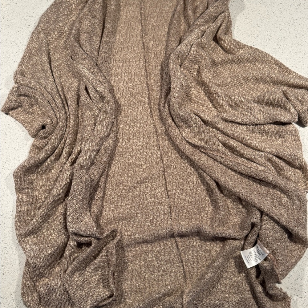 Painted Threads Taupe Knit Cardigan